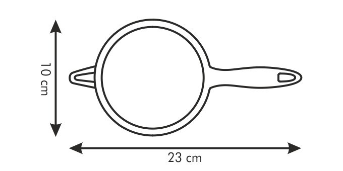 Tescoma PRESTO rozsdamentes acél szűrő, 23 x 10 cm, 23 cm termék 2. képe