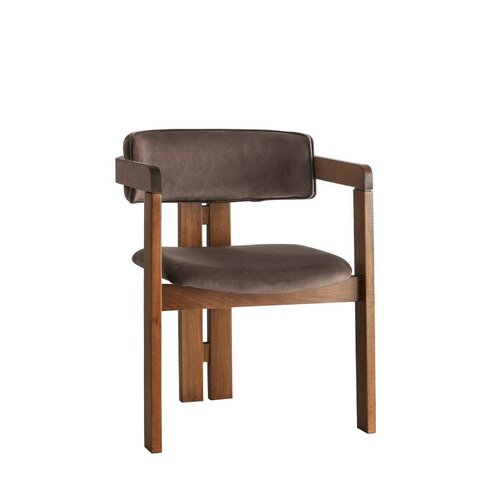 Jedálenská stolička CO Dark Brown and Walnut
