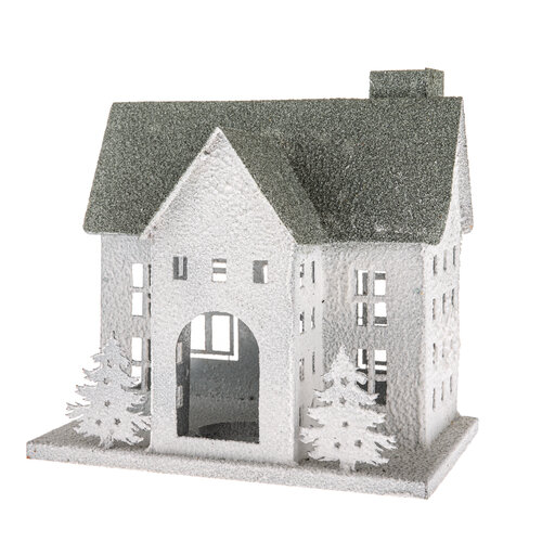 Sfeșnic metalic Green House, 26 x 17 x 25,5 cm