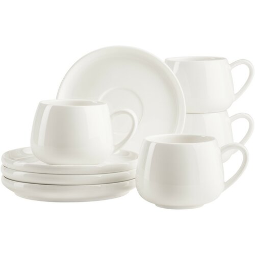 Mäser Set of 4 cups with saucers TAYA – 260 ml