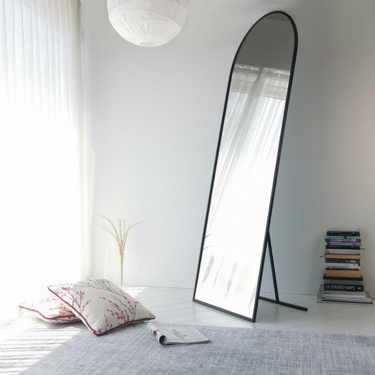 Zrkadlo Portal Matte Black