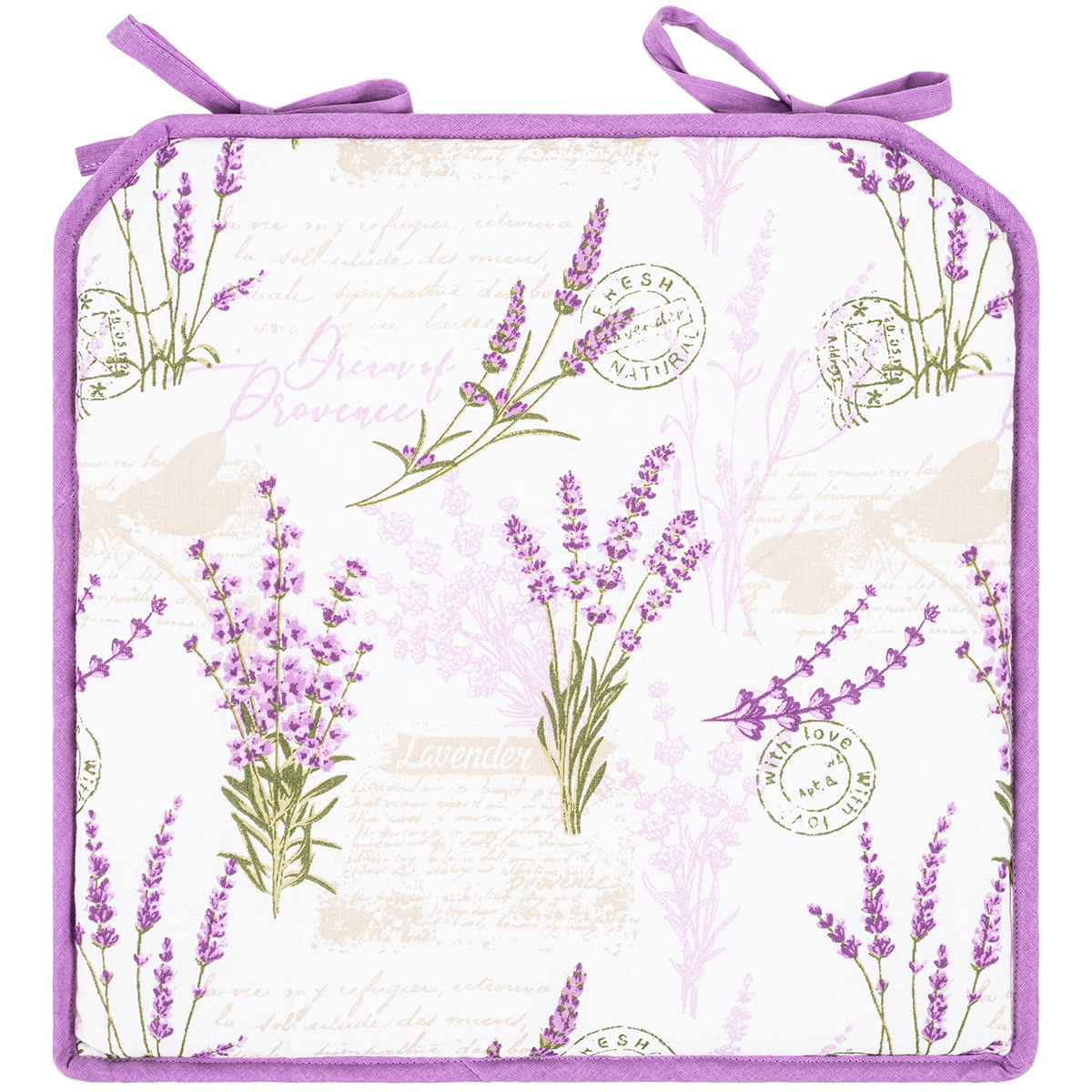 HOME ELEMENTS Levendule 2023 székpárna, 40 x 40 cm