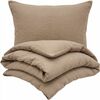 Kvalitex Musselin Bettwäsche beige, 140 x 220 cm,