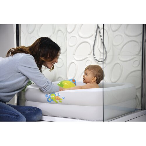 Bestway Надувна ванна для подорожей, 86 x 86 x 25 см