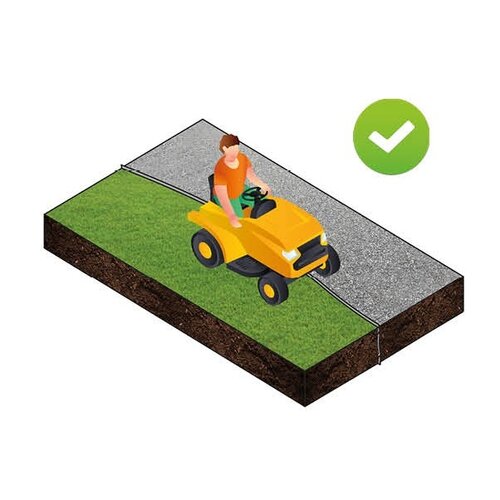 Amispol Verdeckte Gartenumrandung, 12,5 x 800 cm