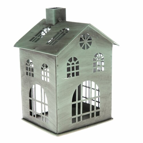 Металевий свічник Rustik House, 10,5 x 15 x 10 см