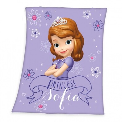 Dětská deka Princezna Sofia, 130 x 160 cm