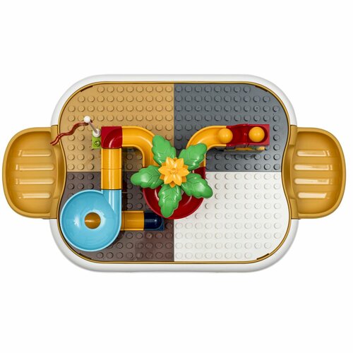 Baby Mix Hrací stôl pre deti Stavebnica, 28 x 33 x 58 cm