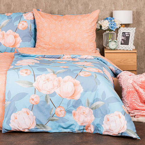 4Home Pościel bawełniana Peony Dream, 140 x 220 cm, 70 x 90 cm
