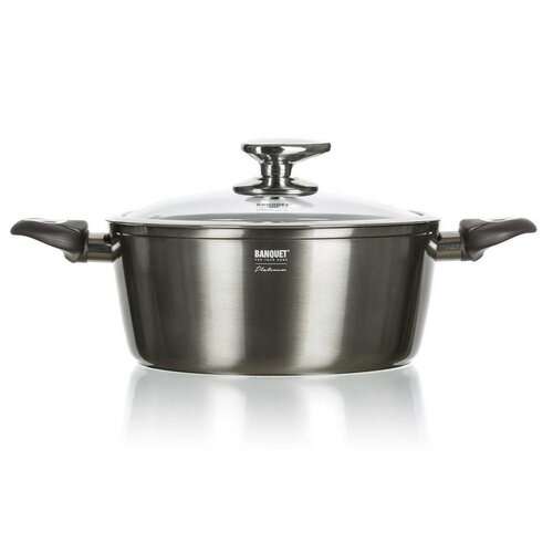 Banquet 11-delni set posode METALLIC PLATINUM