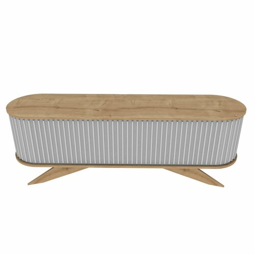 Stor Sapphire Oak and White TV-állvány