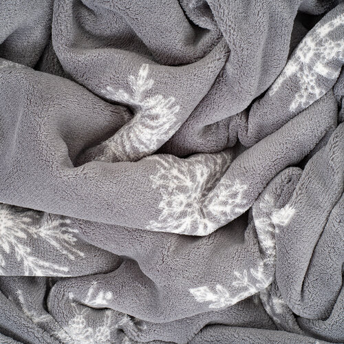 4Home Kuscheldecke Lammfelloptik Silent Snowfall, 150 x 200 cm