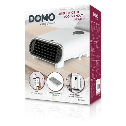 DOMO DO7357F elektrické topení do koupelny s WIFI