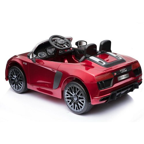 Baby Mix Samochód elektryczny dla dzieci Audi R8 Spyder Maxi, czerwony