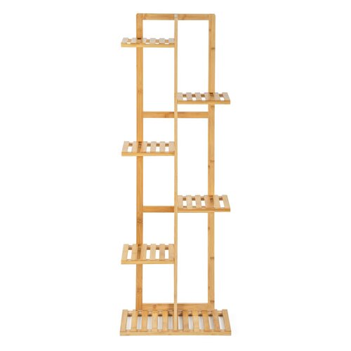 Suport pentru plante G21 cu 6 niveluri, din bambus