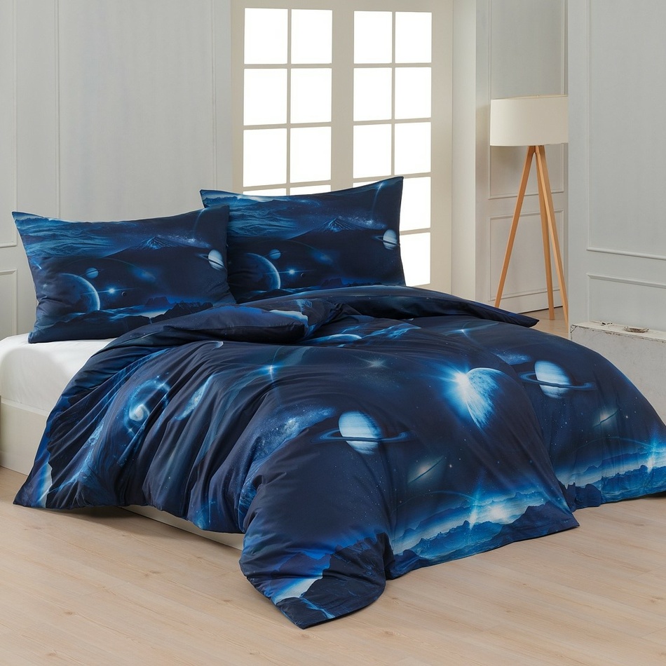 Matějovský Galaxie pamut ágyneműhuzat, 140 x 220 cm, 70 x 90 cm, 140 x 220 cm, 70 x 90 cm akciós termékkép 1
