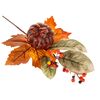 Set de 2 crengi de frunze de toamnă cu dovleac,24 cm
