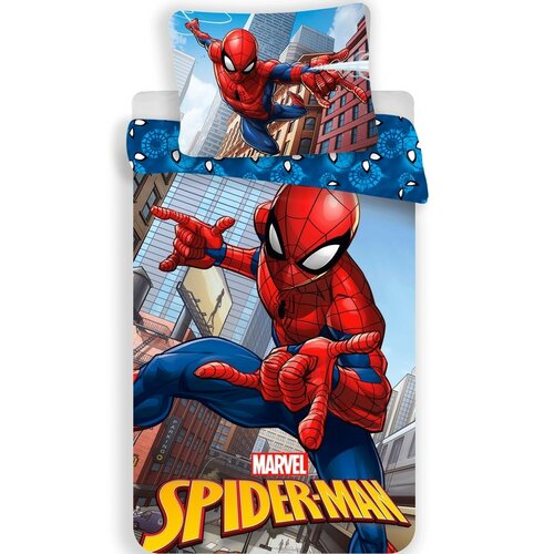 Lenjerie de pat pentru copii Spiderman 04 micro, 140 x 200 cm, 70 x 90 cm