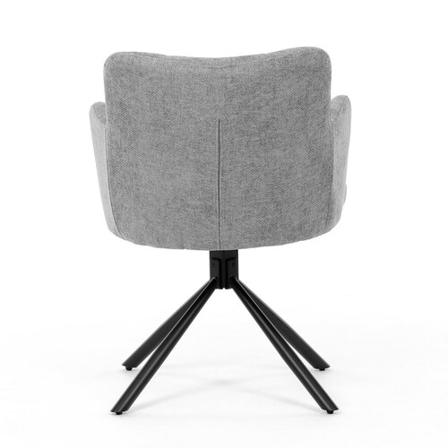 Set de scaune de sufragerie cu mecanism deîntoarcere DCH-T1122 GREY2, 2 buc.