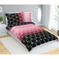 Lenjerie de pat din bumbac Bellatex Plaid roz ,140 x 200 cm, 70 x 90 cm