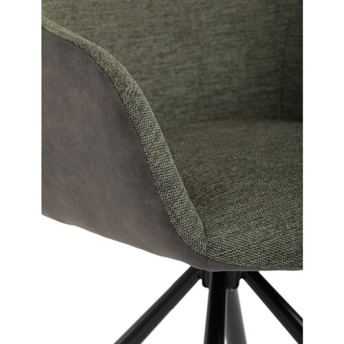 Set de scaune de sufragerie cu mecanism deîntoarcere DCH-Y1143 GRN2, 2 buc.