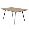 Stół ogrodowy Autronic, metal, polywood, brązowy,A Z-F1407 NAT