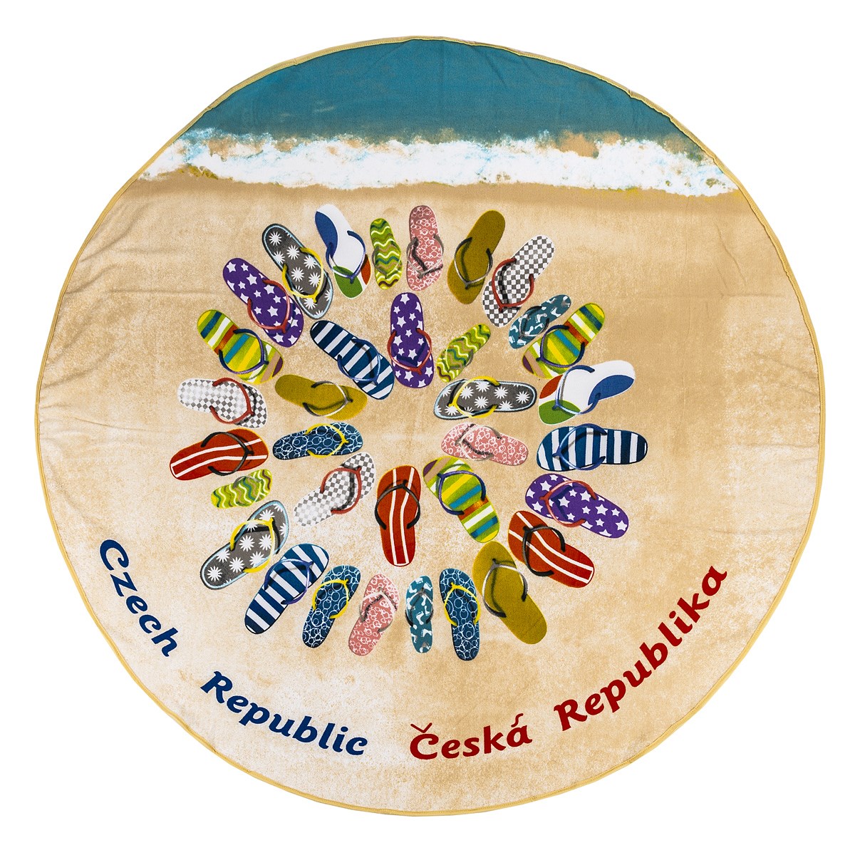 JAHU Plážová osuška micro Flip-Flops, 150 cm