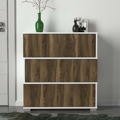 Botník Napolyon White and Walnut