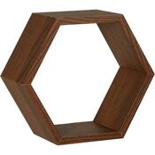 Sada závesných políc Hexagon, 4 ks, MDF