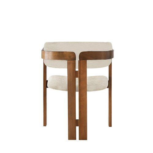 Scaun de sufragerie CO Light Grey and Walnut