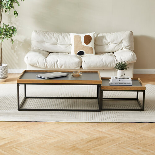 Konferenciaasztal élű és keretes lábakkal, 53 x 53x 30 cm