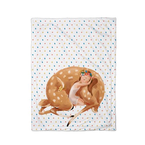 Butter Kings Дитяча ковдра «Forest school sleeping fairy», 75 × 100 см