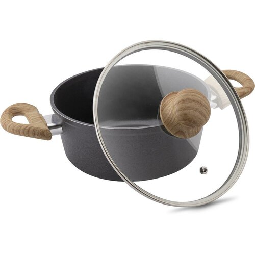 Lamart LT1245 ponev s pokrovom Natur, premer 18 cm