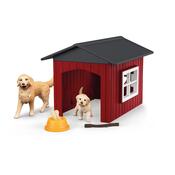 Schleich 42722  Căsuță pentru câini cu goldenretriever