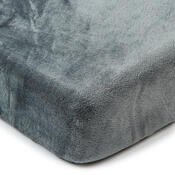 Cearșaf de pat micro-flanelă 4Home, gri închis, 90 x 200 cm