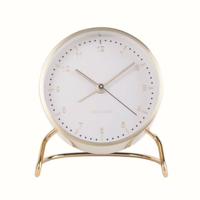 Karlsson 5764WH дизайнерський будильник, 11 см