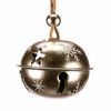 Set de clopoței de Crăciun pentru agățat, 12 buc.,metal, diametru 2 cm