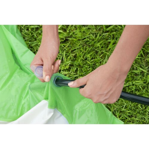 Bestway Trojni vodni tobogan Friendly Frog, 4,88 m