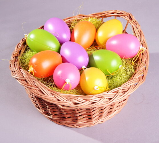 Velikonoční vajíčka, vícebarevná