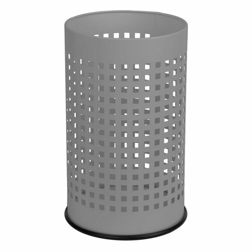 Alda Coș de gunoi Officer perforat 18 l, gri