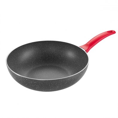 Tescoma Wok Manico Rosso 28 cm, Rotrot,