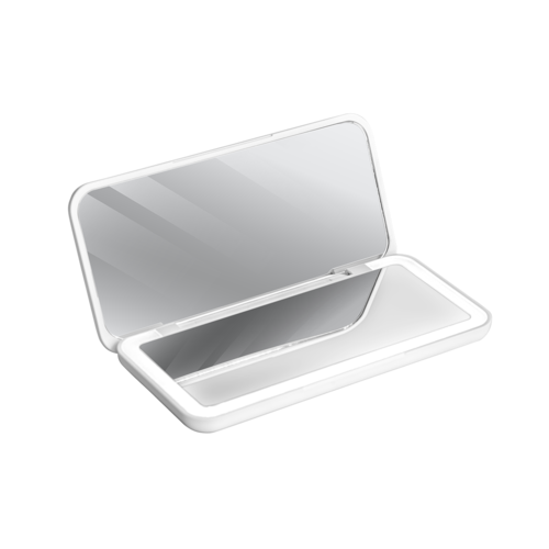 Concept KZ2010 kieszonkowe lusterko kosmetyczne zoświetleniem LED, białe