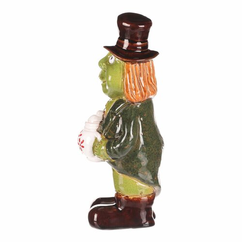 Decorațiuni de grădină Vodník stând, ceramică, 9 x9 x 24 cm