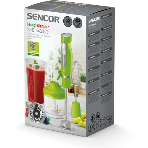 Sencor SHB 4461GR tyčový mixér, zelená
