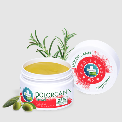 Annabis Dolorcann Kender masszázsbalzsam mentollal, 50 ml