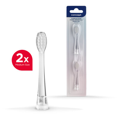 Concept ZK0032 náhradná hlavica Medium k detským zubným kefkám ZK3010, ZK3020, 2 ks