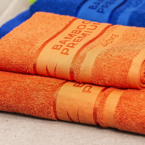 4Home Badetuch Bamboo Premium orange, 70 x 140 cm