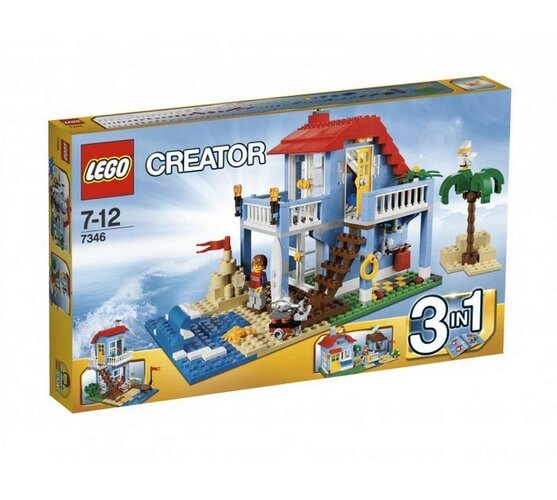 Lego Creator Plážový domek, vícebarevná
