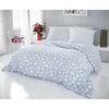 Pościel bawełniana Kvalitex „Płatki śniegu” szary