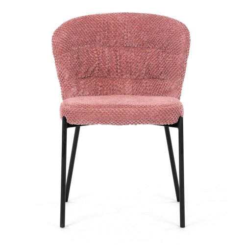 Étkező szék Bouclé CT-W1077 PINK2, rózsaszín